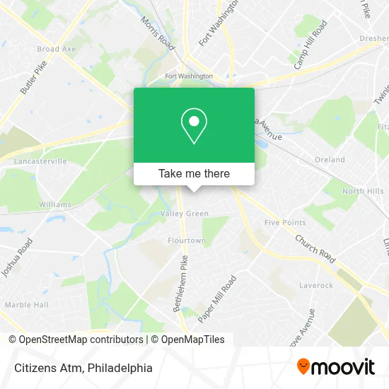 Citizens Atm map