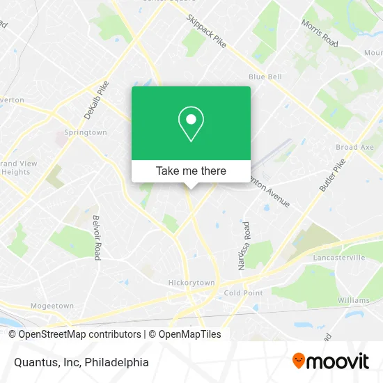 Quantus, Inc map