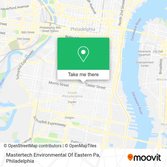 Mastertech Environmental Of Eastern Pa map