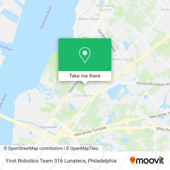 First Robotics Team 316 Lunatecs map
