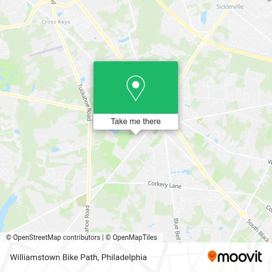 Williamstown Bike Path map