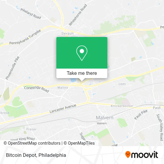 Bitcoin Depot map