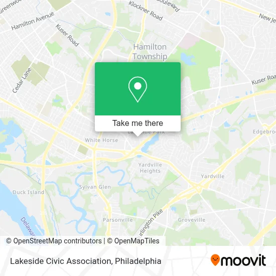 Lakeside Civic Association map