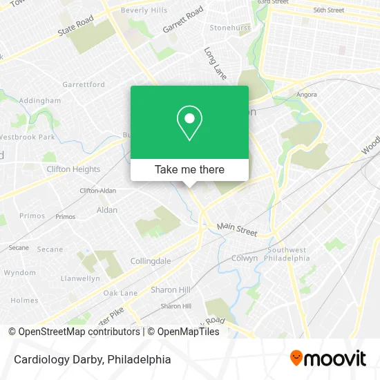 Cardiology Darby map
