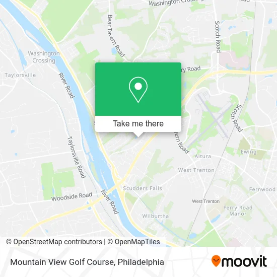 Mountain View Golf Course map