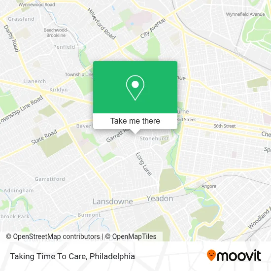 Taking Time To Care map