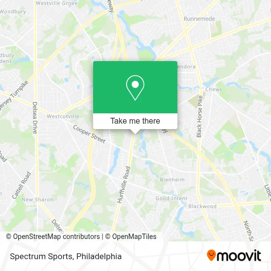 Spectrum Sports map
