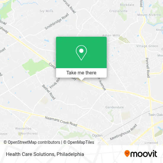 Health Care Solutions map