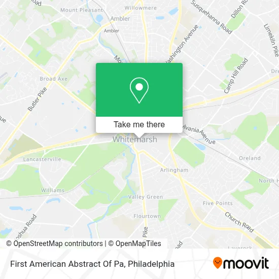 First American Abstract Of Pa map