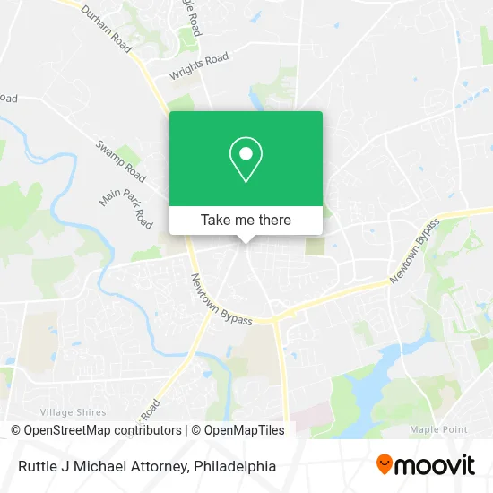 Ruttle J Michael Attorney map