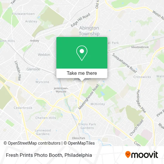 Fresh Prints Photo Booth map