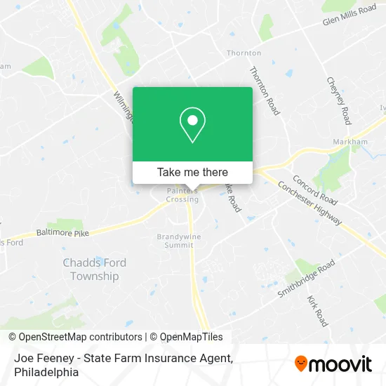 Joe Feeney - State Farm Insurance Agent map