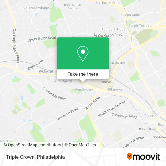 Triple Crown map