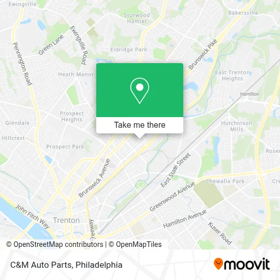 C&M Auto Parts map