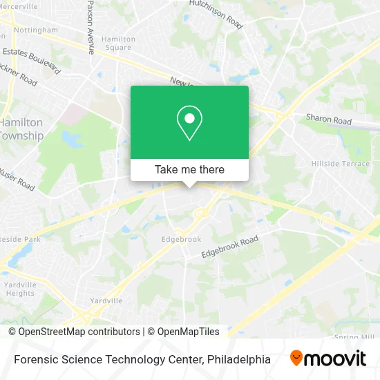 Forensic Science Technology Center map