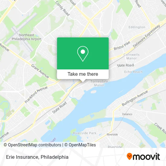 Erie Insurance map