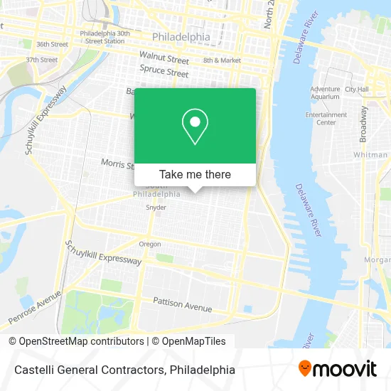 Castelli General Contractors map