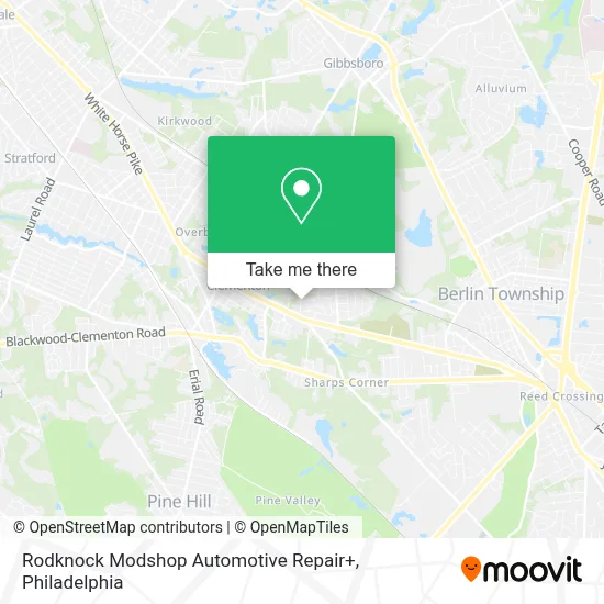 Rodknock Modshop Automotive Repair+ map