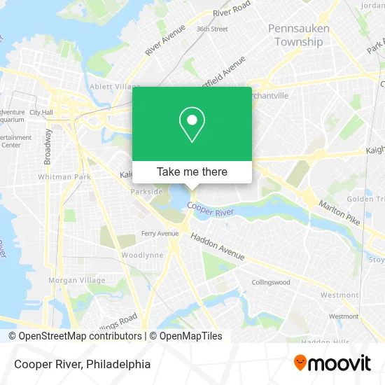 Cooper River map