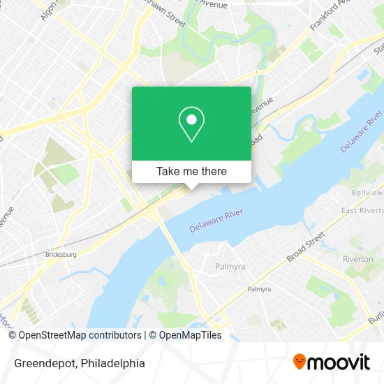 Greendepot map