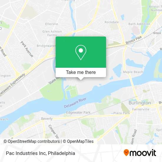 Pac Industries Inc map