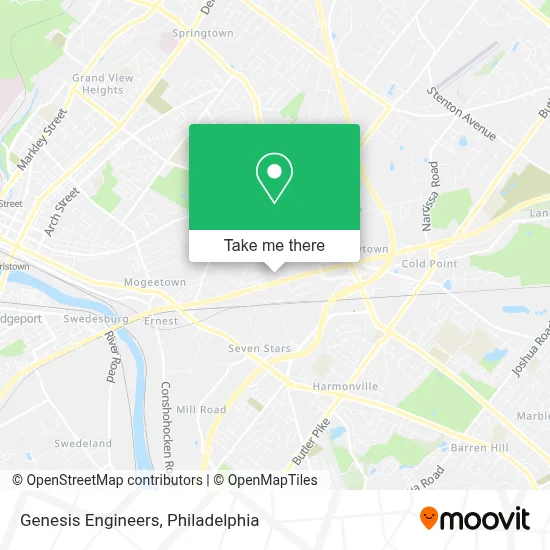 Genesis Engineers map