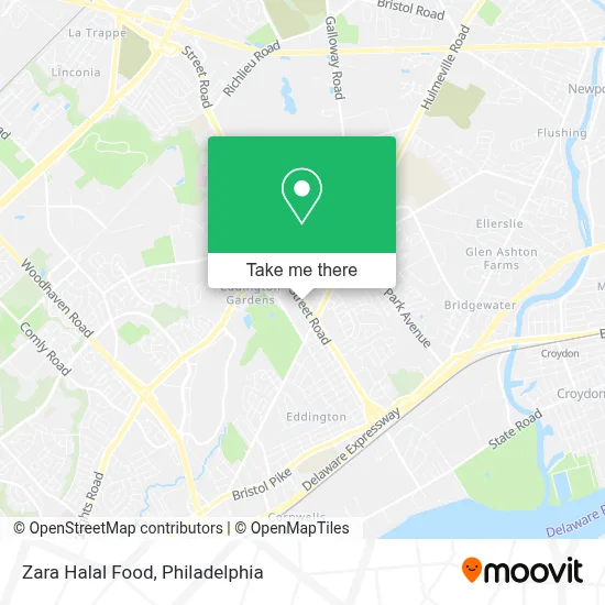 Zara Halal Food map