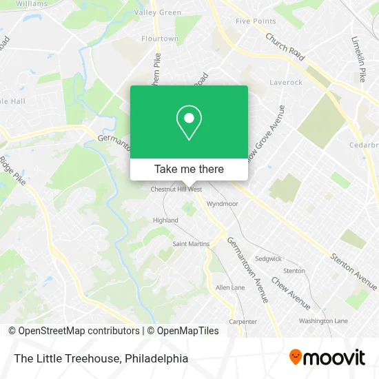 The Little Treehouse map