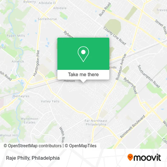 Raje Philly map