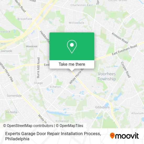Experts Garage Door Repair Installation Process map
