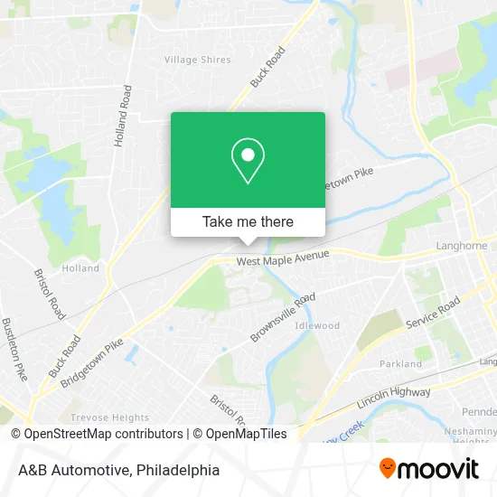A&B Automotive map