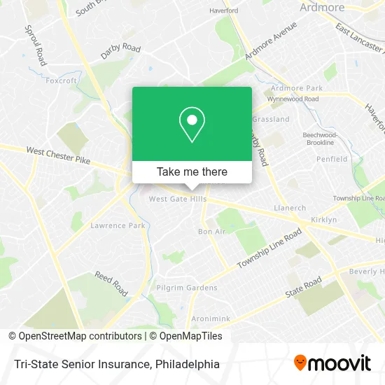 Tri-State Senior Insurance map
