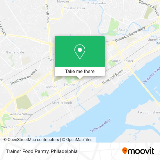 Trainer Food Pantry map