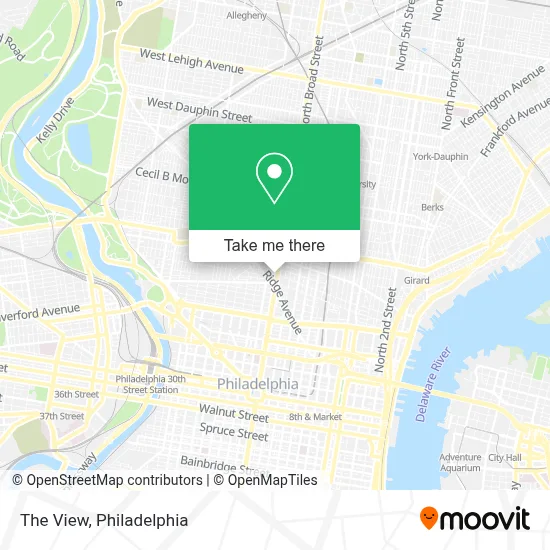 The View map