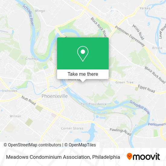 Meadows Condominium Association map