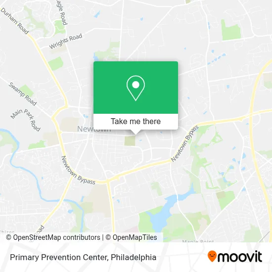 Primary Prevention Center map