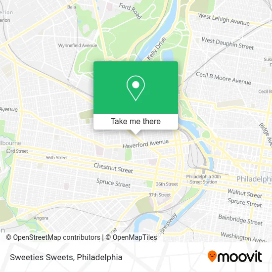 Sweeties Sweets map