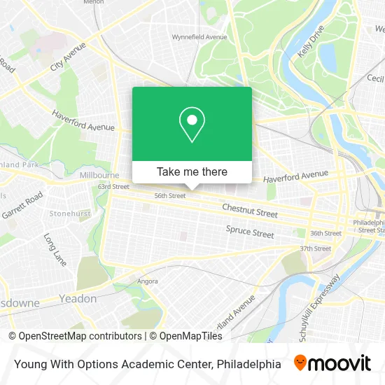 Young With Options Academic Center map