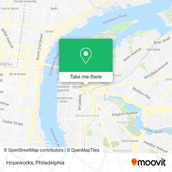 Hopeworks map