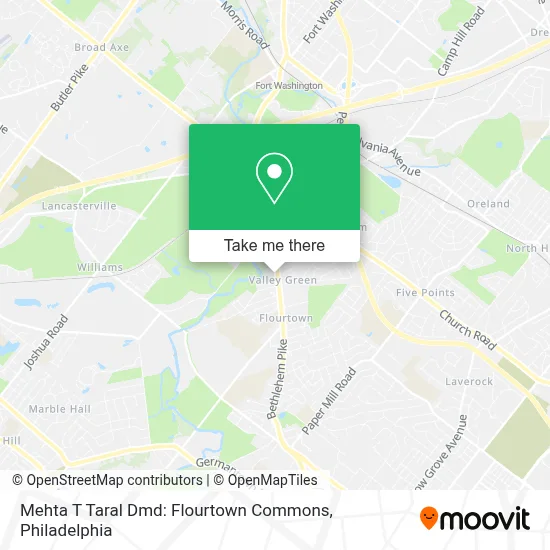 Mehta T Taral Dmd: Flourtown Commons map