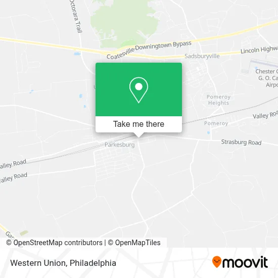 Western Union map