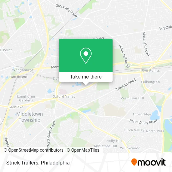 Strick Trailers map