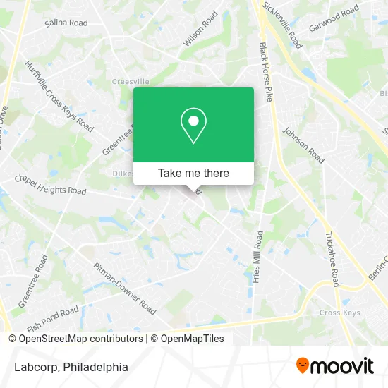 Labcorp map