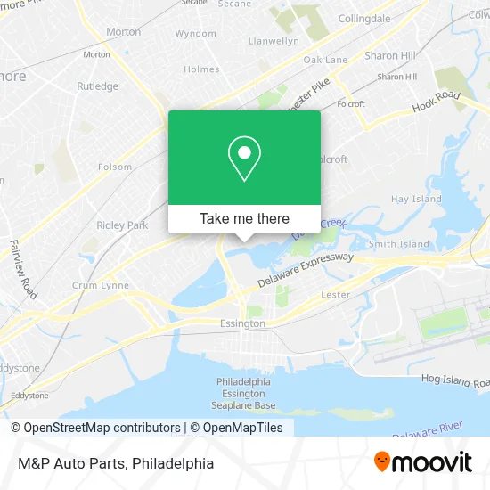 M&P Auto Parts map