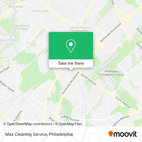 Max Cleaning Service map