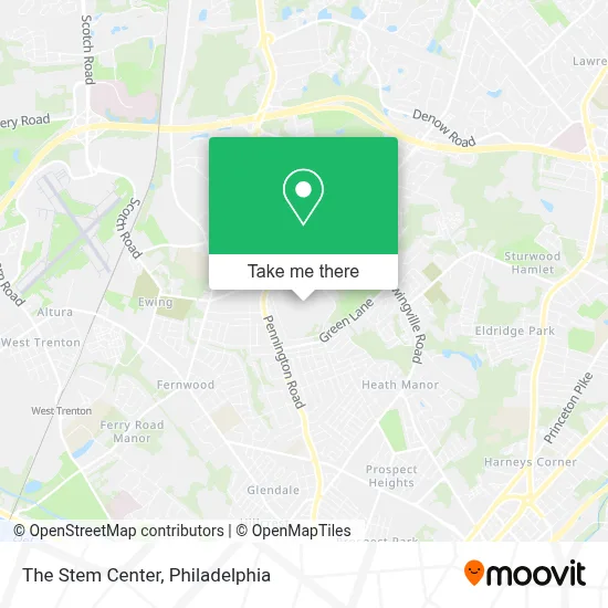 The Stem Center map