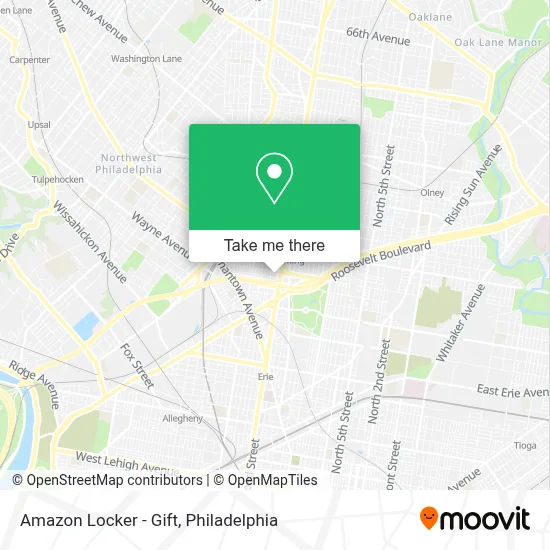Amazon Locker - Gift map