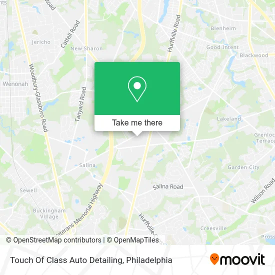 Touch Of Class Auto Detailing map