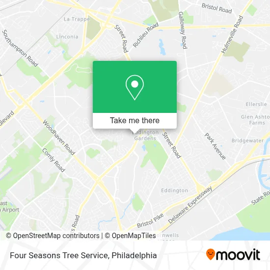 Four Seasons Tree Service map
