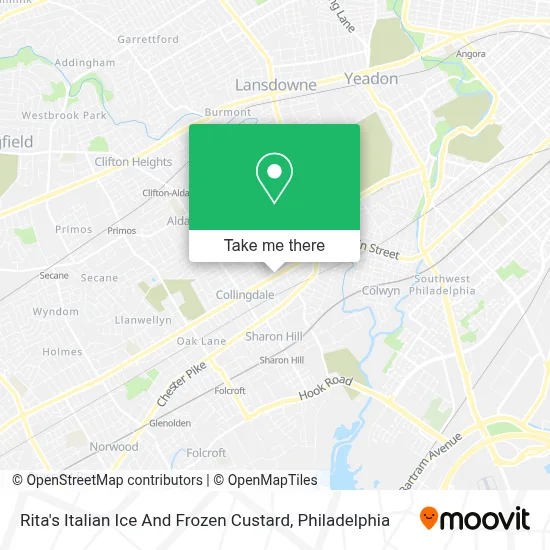 Rita's Italian Ice And Frozen Custard map